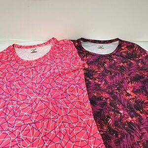 Exertek Pink and Purple Short Sleeve Tees